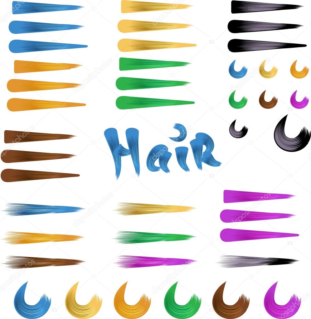 Hair brushes set