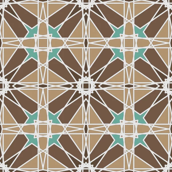 Padrão ornamental triangular e hexagonal sem costura morocco. Orientar ornamento tradicional. Motivo oriental. Flat.RGB — Vetor de Stock