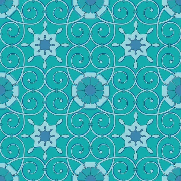 Padrão sem costura de morocco ornamental. Orientar ornamento tradicional. Motivo oriental. Plana. RGB — Vetor de Stock