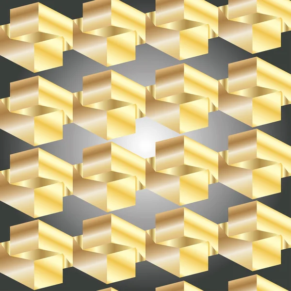 Геометричний золотий абстрактний фон — стоковий вектор