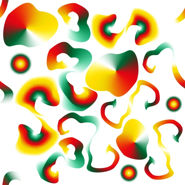 Радиальные градиенты бесшовный рисунок. Редактируемая градиентная сетка. RGB — стоковый вектор