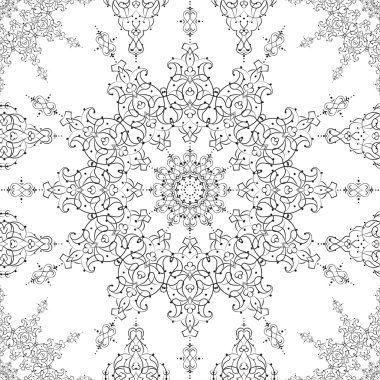 süs Fas seamless modeli. geleneksel süsleme yönlendirmek. oryantal motif. düz. RGB