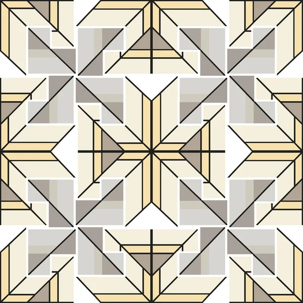 Geometrical 3d seamless pattern. Flat — Stock Vector