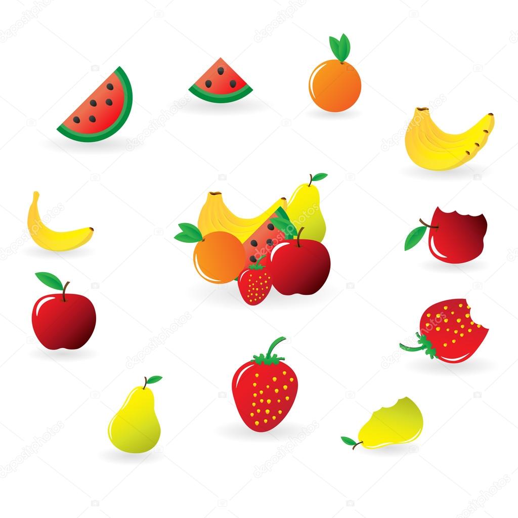 Cartoon Fruits collection