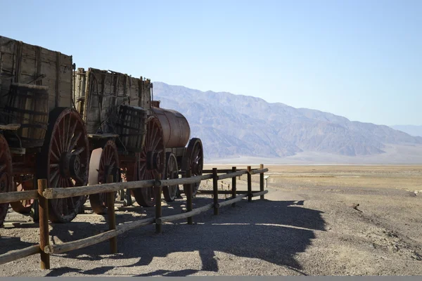 Train in the Death Valley — Stock Photo, Image