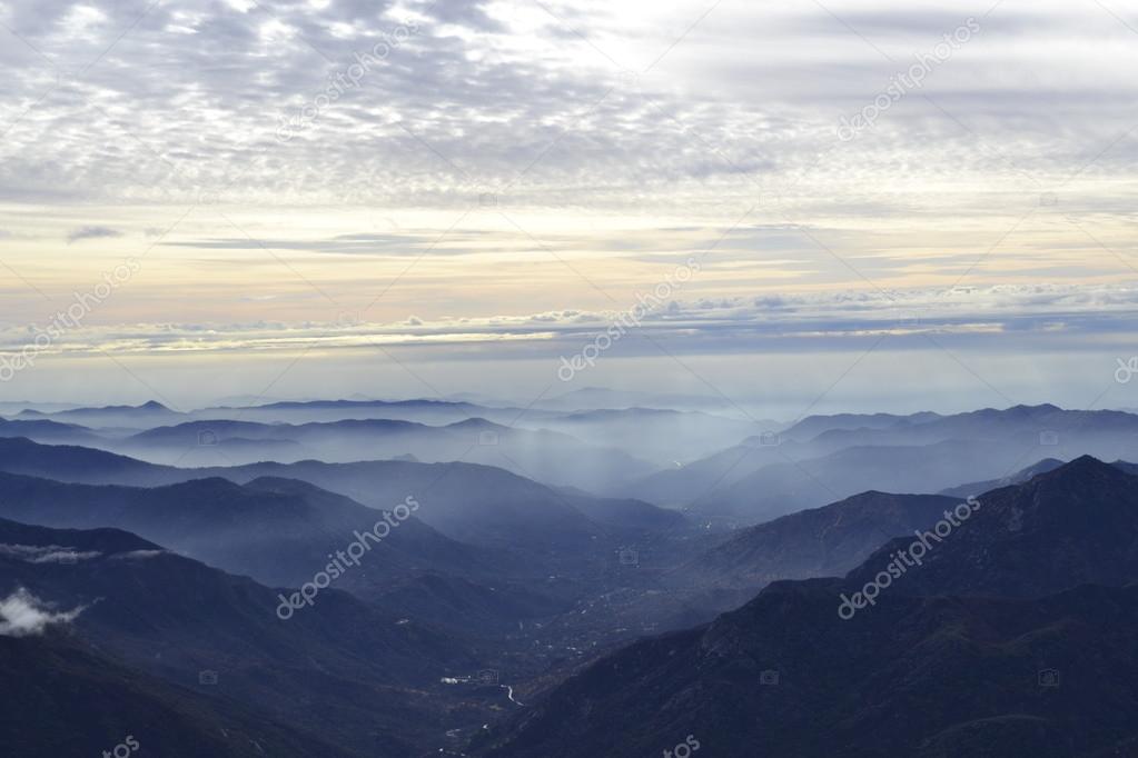 Misty valley