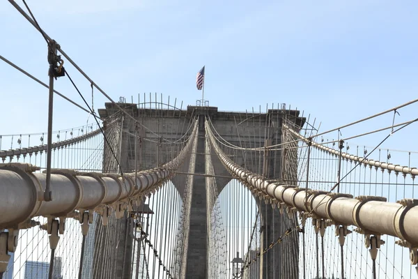 Arcos del puente de Brooklyn — Foto de Stock