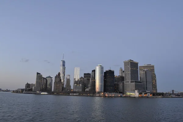 Manhattan de Staten Island — Fotografia de Stock