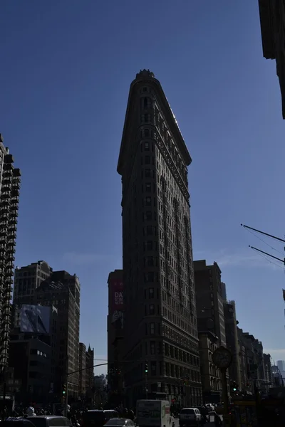 Flatiron edifício luz e sombra — Fotografia de Stock