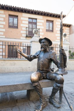 Don Quiote statue clipart