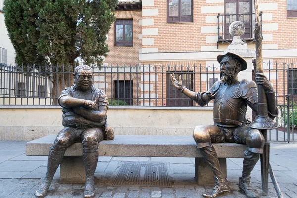 Don Quixote and Sancho Panza — Stock Photo, Image