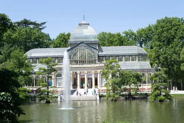 Palatul de Cristal din Madrid — Fotografie, imagine de stoc