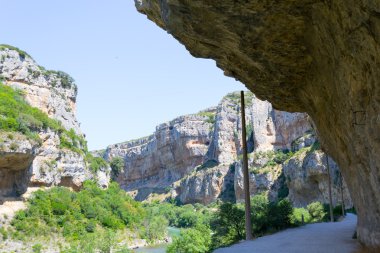 Yolu lumbier gorge tarafından