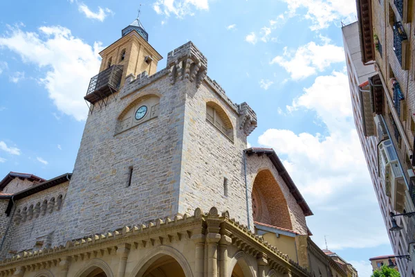 Sankt Nikolaus kyrka i Pamplona — Stockfoto