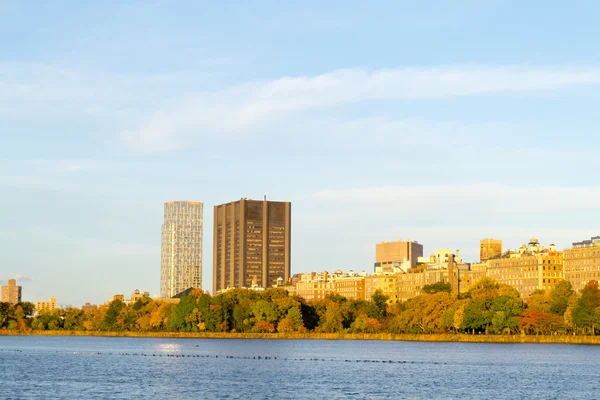 Jackie kennedy onassis reservoir während der Herbstsaison — Stockfoto