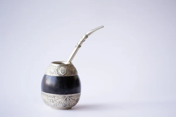 Mate from Mendoza y black and white — Stock Photo, Image