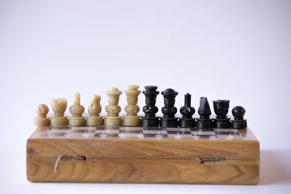 Semua bagian dari satu set catur — Stok Foto