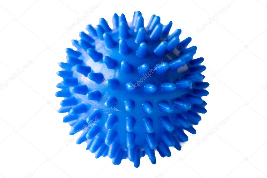 Blue spiky ball