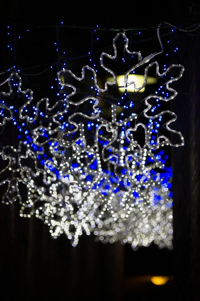 Décoration de lumière de Noël — Photo