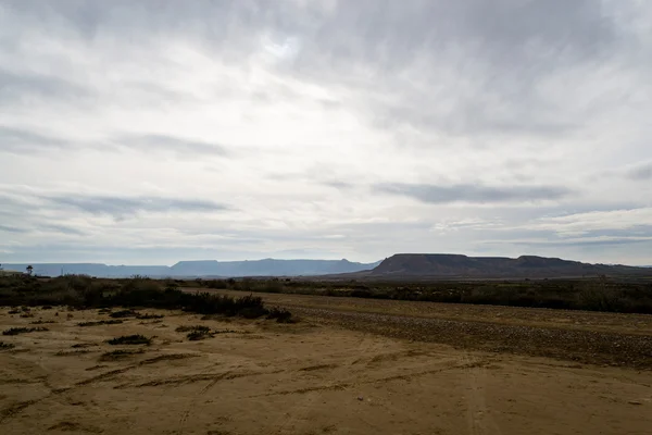 Bardenas Reales çıkılıyor — Stok fotoğraf