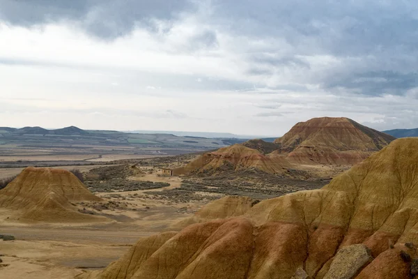 Uitzicht op de Bardenas Reales — Stockfoto