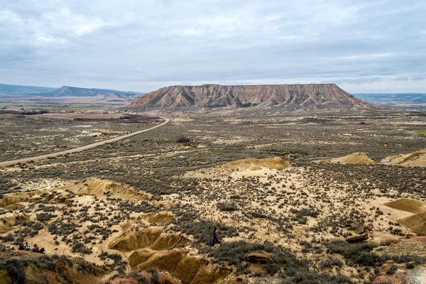 Plateau in Bardenas Reales — Stock Photo, Image