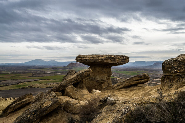 High tock in Bardenas Reales