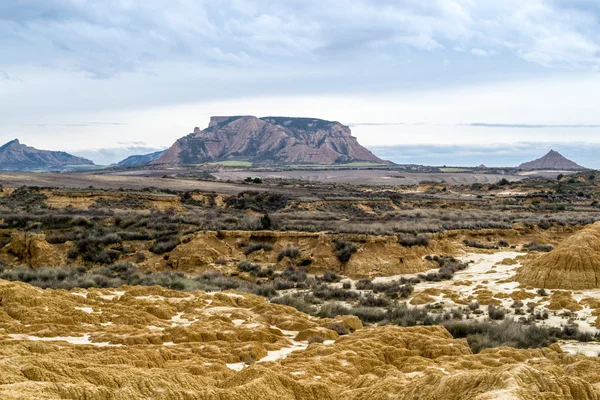 Náhorní plošina v Bardenas Reales — Stock fotografie