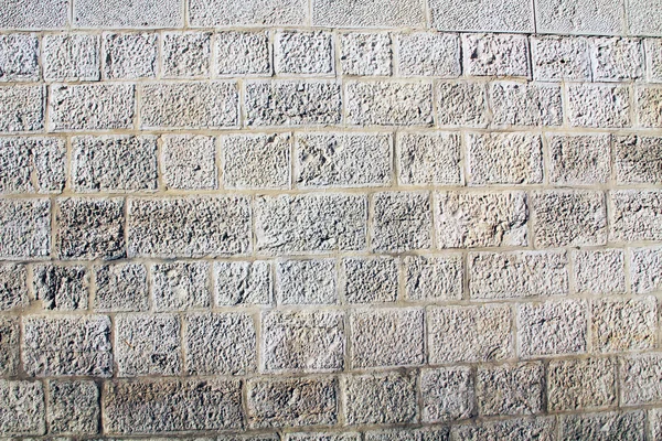 Historische verwitterte Mauer in Israel — Stockfoto