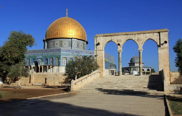 Jižní strana dóm skály v Izraeli Jeruzalém — Stock fotografie
