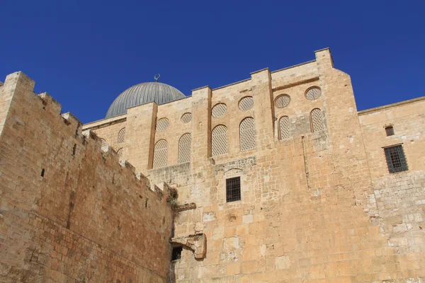 Al-Aqsa cami güneyindeki Temple Mount — Stok fotoğraf