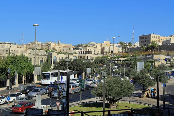 Moderní město Jeruzalém v Izraeli — Stock fotografie