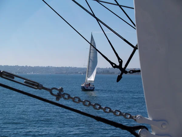 Sailing Through The Ropes — Stock Photo, Image