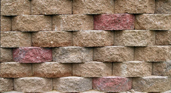 Block Retaining Wall — Stock Photo, Image