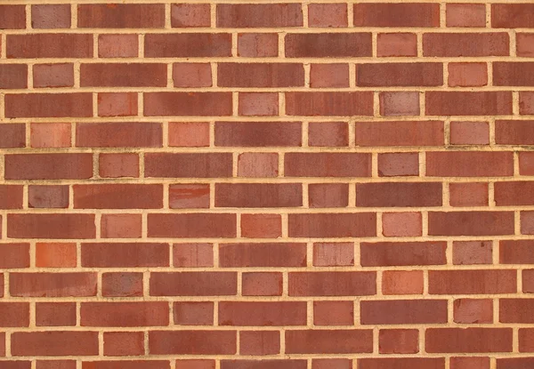 Red and Brown Duo-Sized Brick Wall — Stock Photo, Image