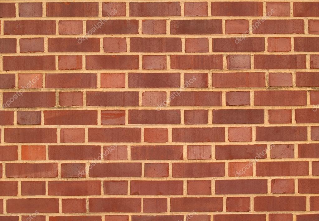 Pared de ladrillo rojo y marrón tamaño duo — Fotos de Stock © Lindasj2