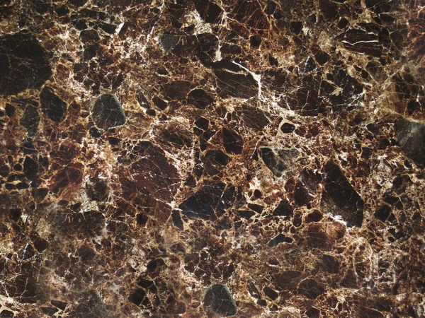 Textura de mármol agrietado marrón oscuro — Foto de Stock
