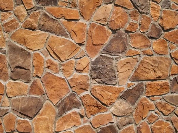 Orange and Brown Rock Wall Texture — Stock Photo, Image