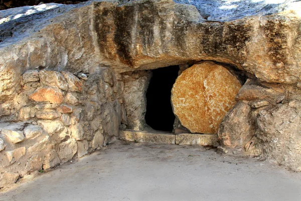 Réplica de la tumba de Jesús en Israel — Foto de Stock