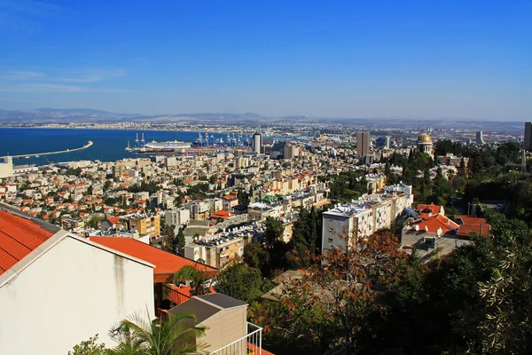 Mittelmeerhafen haifa israel — Stockfoto