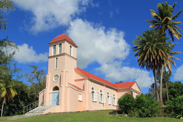 Our Lady of Perpetual Help Church in Tyrells Parish in Antigua Barbuda in the Caribbean Lesser Antilles West Indies.