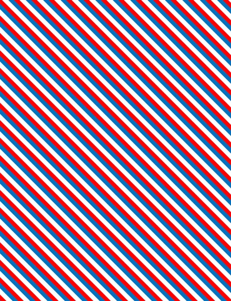 Eps8 vektör kırmızı, beyaz ve mavi vatansever diyagonal çizgili arka plan. — Stok Vektör