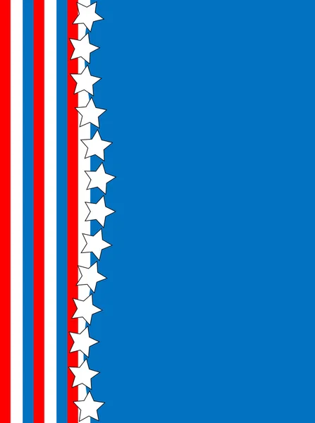 EPS8 Drapeaux marins rouge, blanc et bleu vectoriel bordure ou cadre . — Image vectorielle