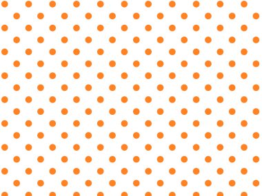 Vektör eps8 beyaz arka plan ile turuncu polka dots.