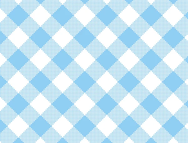 Jpg.  Woven blue and white gingham fabric. — Stock Vector