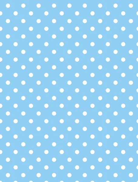 Jpg. Blue achtergrond met witte polka-dots. — Stockvector