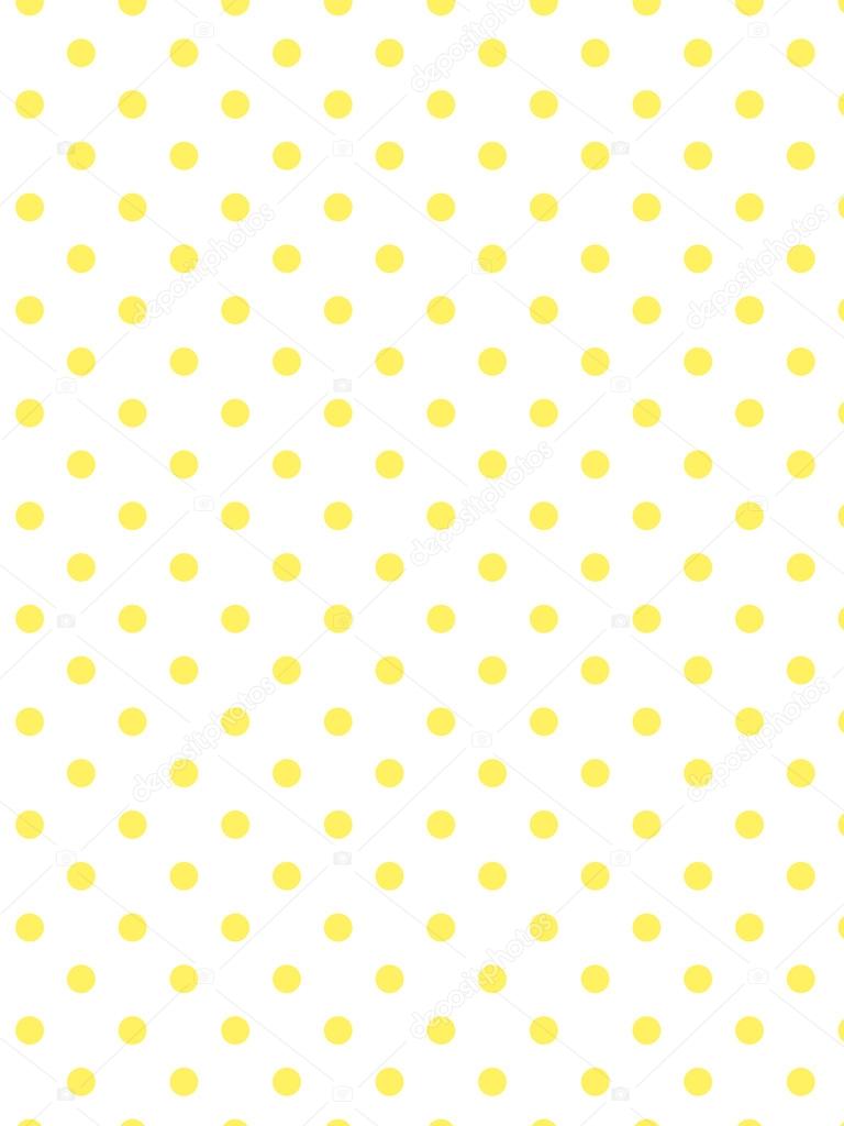 Vector eps8  White background with yellow polka dots.