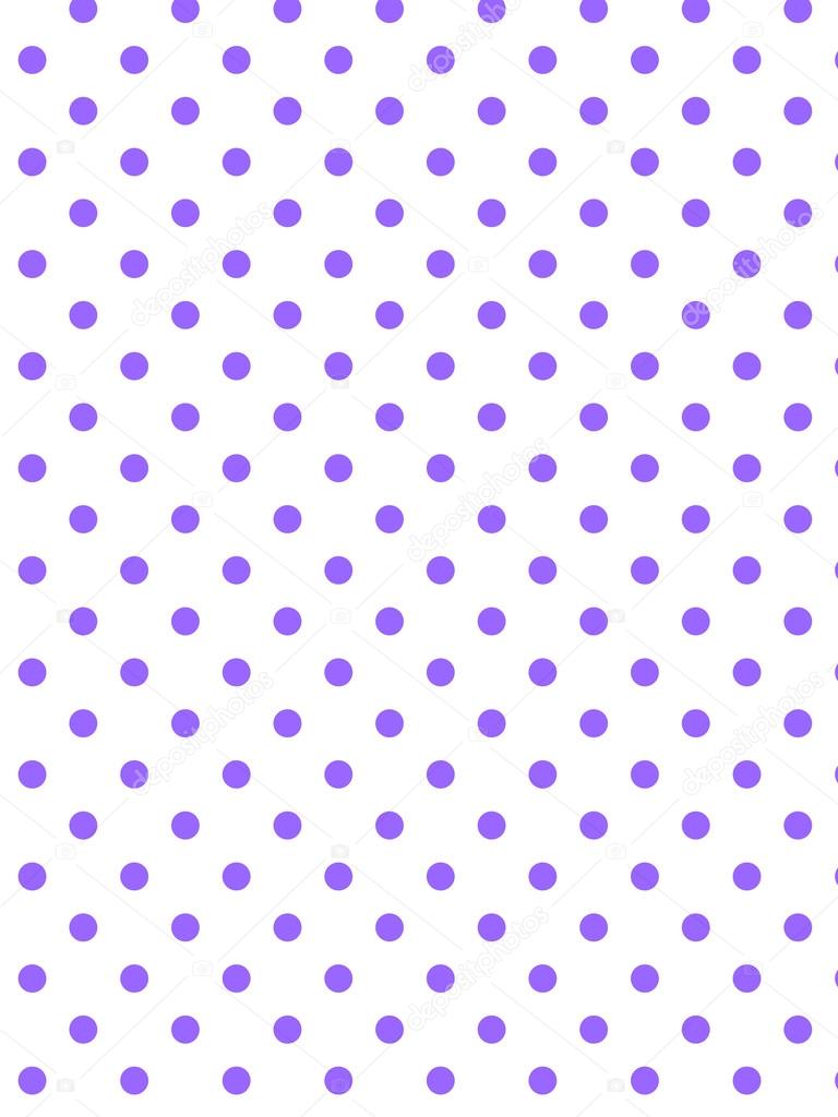 Vector eps8 White background with purple polka dots.