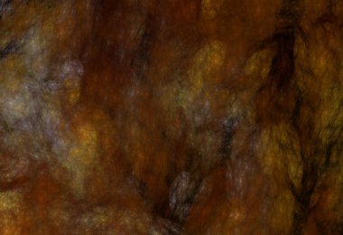 Grunge marbled fractal pattern in rust, black, gold and browns. clipart