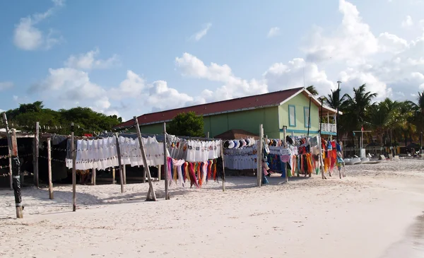 Mercado costero en Antigua Barbuda — Foto de Stock